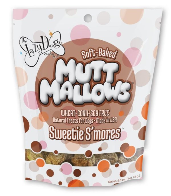 Lazy Dog Mutt Mallow Sweetie S mores Soft Baked Dog Treats - 5 Oz Online